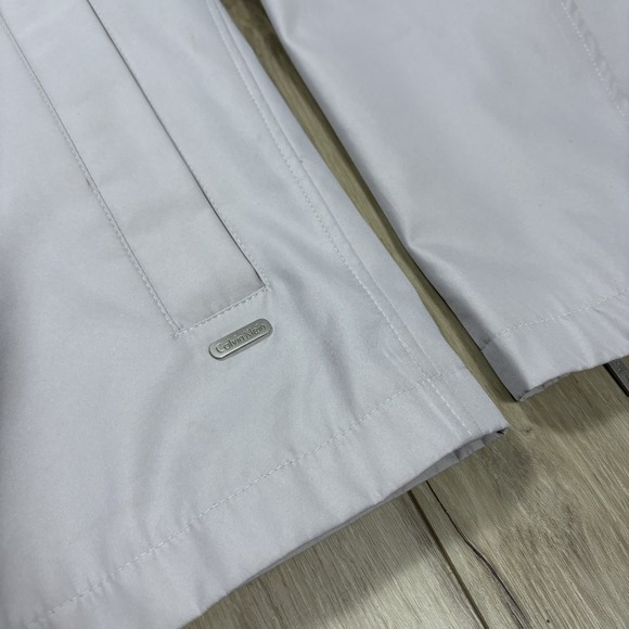 Calvin Klein Mens Gray Softshell Long Sleeve Pockets Full Zip Jacket Size XL - Picture 2 of 11